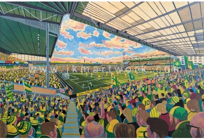 Carrow Road Stadium Fine Art Print - Norwich City FC
